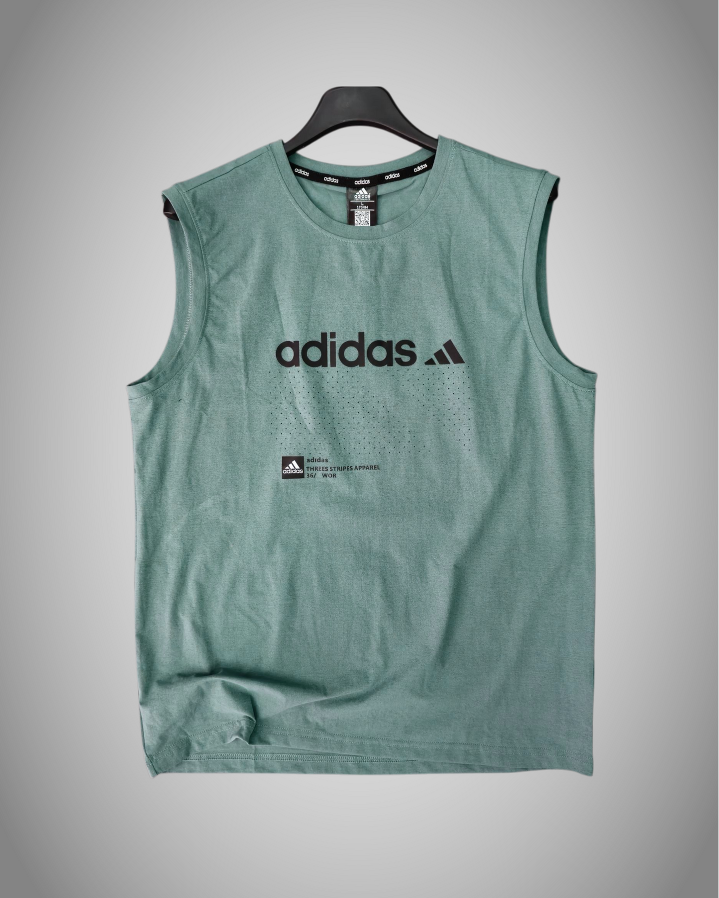 ADIDAS SLEEVELESS COTTON DRI-FIT TOP
