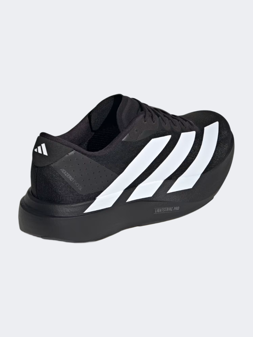 Adidas Adizero Evo Sl Men Running Shoes Core Black/White
