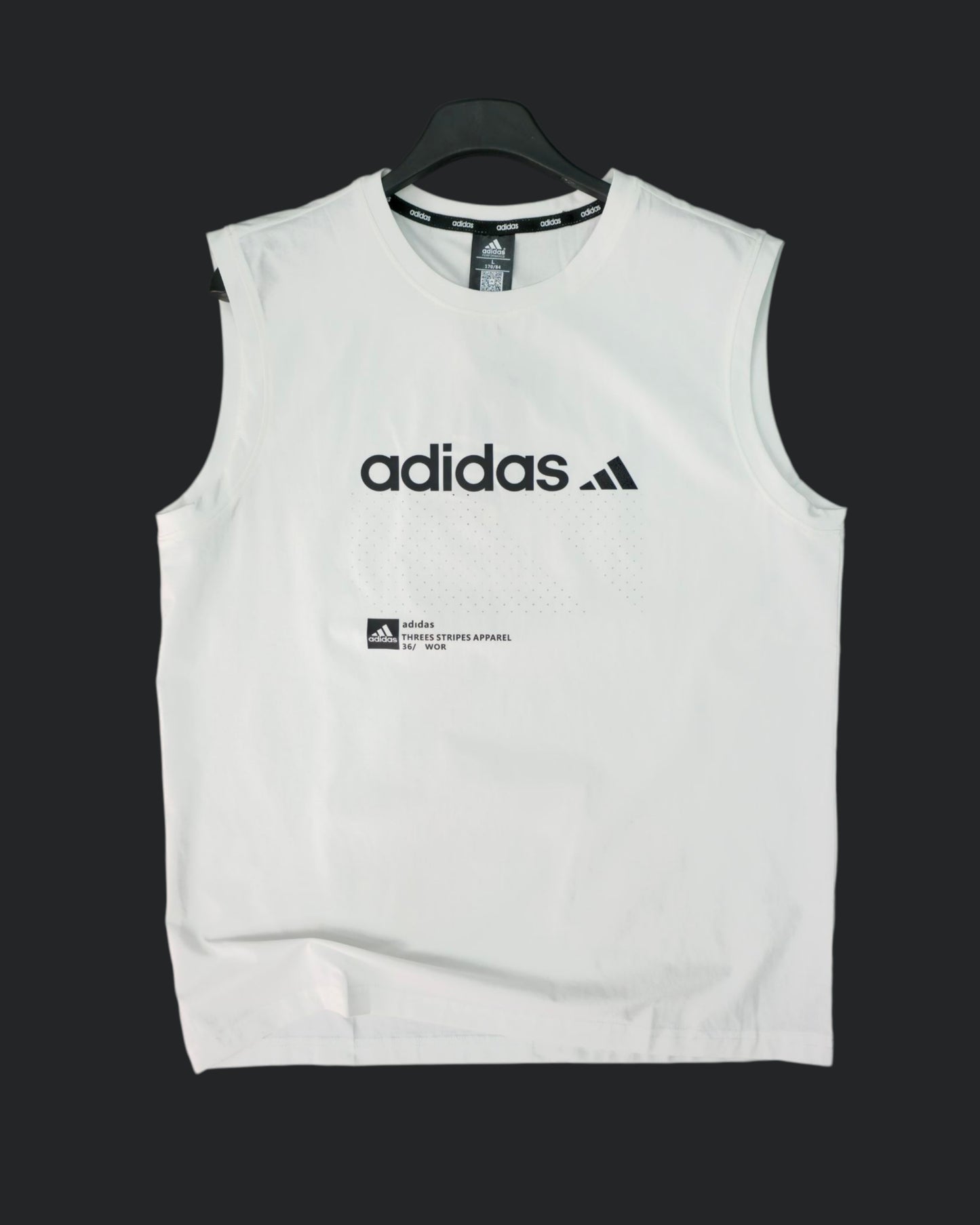 ADIDAS SLEEVELESS COTTON DRI-FIT TOP