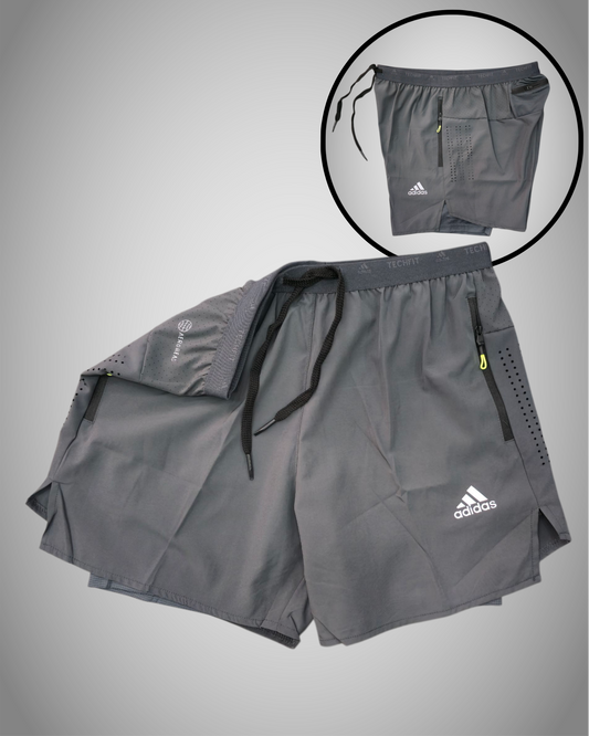 ADIDAS 2-IN-1 DRI-FIT SHORTS