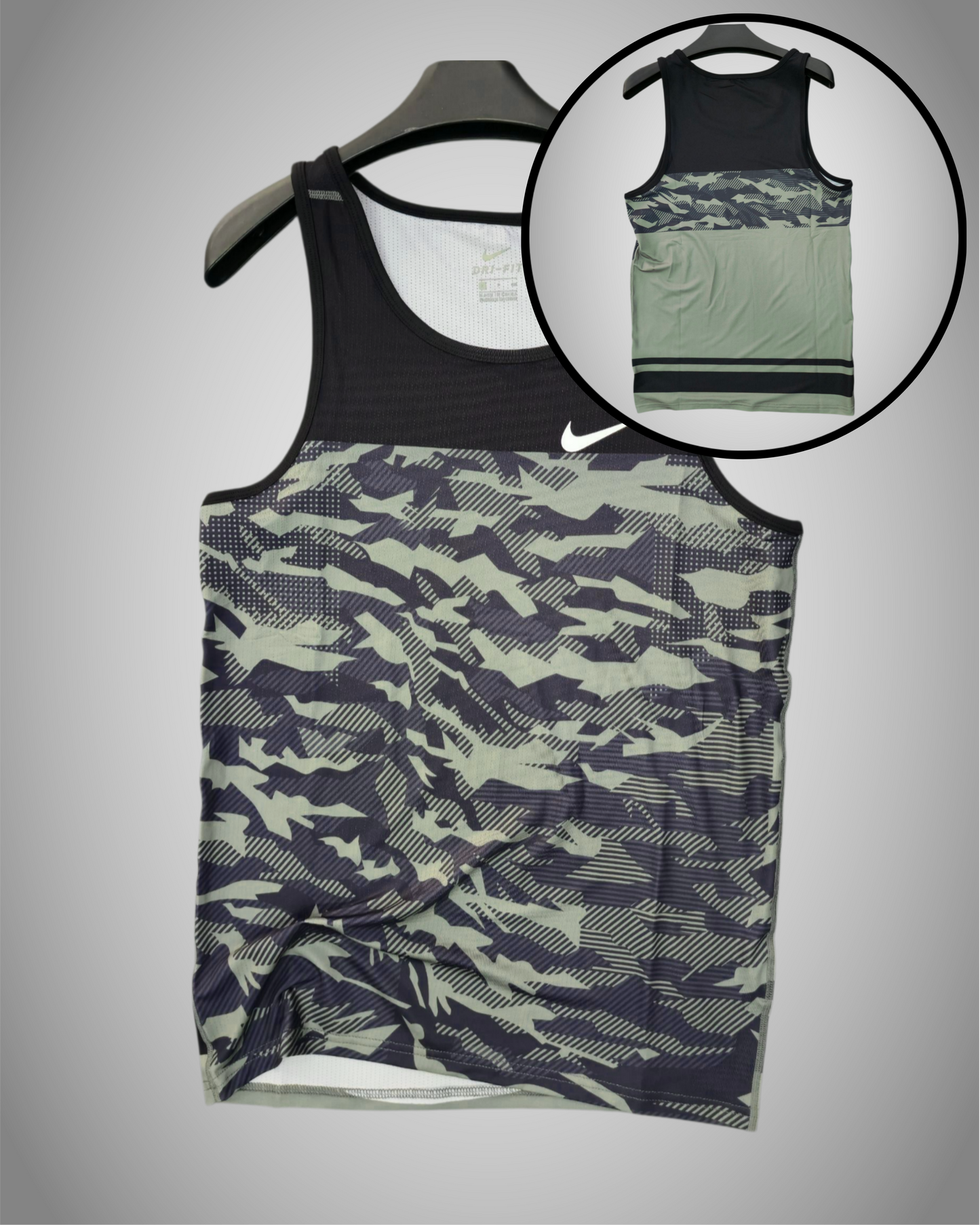 NIKE DRI-FIT CAMOUFLAGE TANK TOP