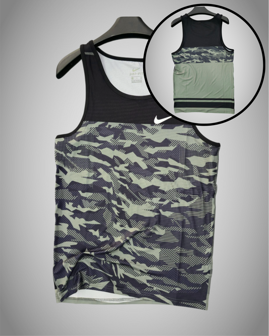 NIKE DRI-FIT CAMOUFLAGE TANK TOP