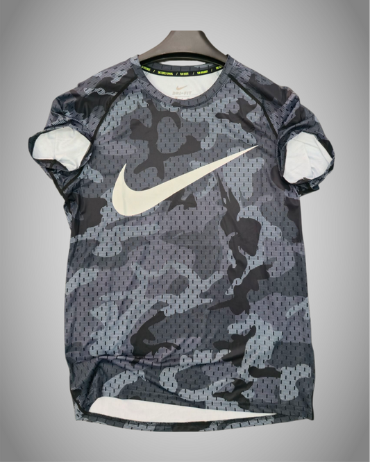NIKE CAMOUFLAGE DRI-FIT T-SHIRT