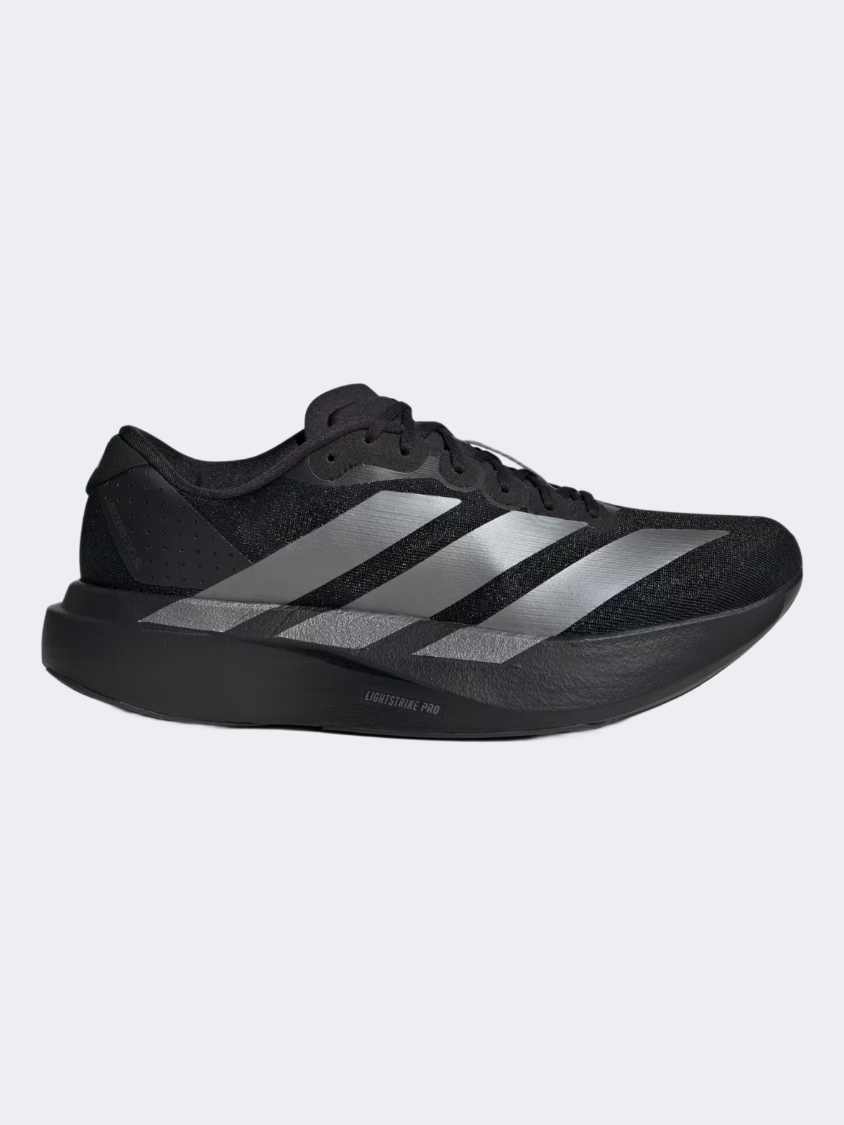 Adidas Adizero Evo SL Men Running Shoes Black/Iron Metallic