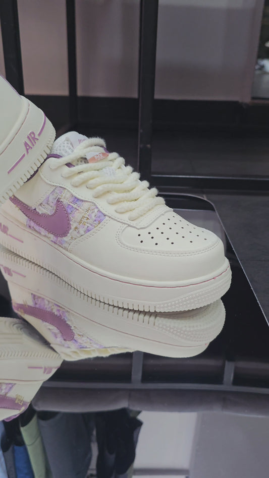 Nike Air Force 1 Low '07 LX Purple Swoosh Boucle'